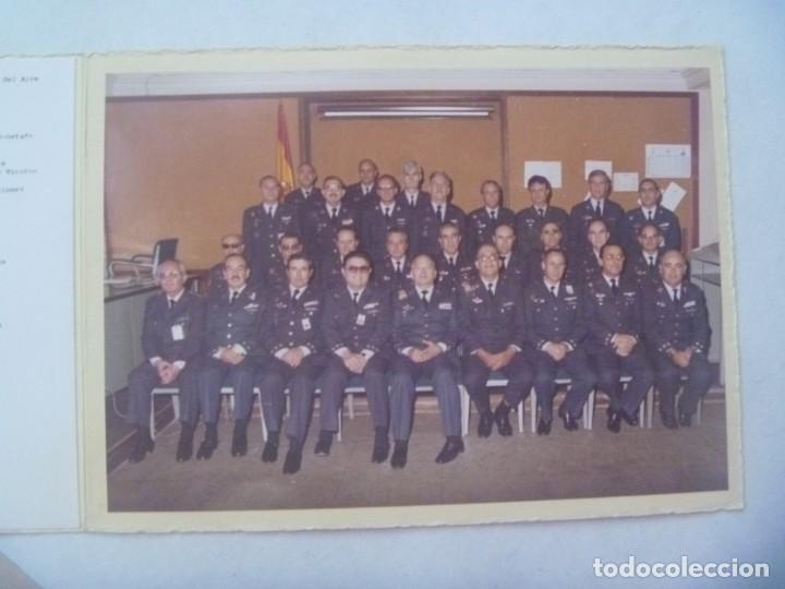 Militaria: AVIACION : FOTO ESCUELA SUPERIOR DEL AIRE, XXXVIII CURSO APTITUD ASCENSO A GENERAL. FORMACION MANDOS