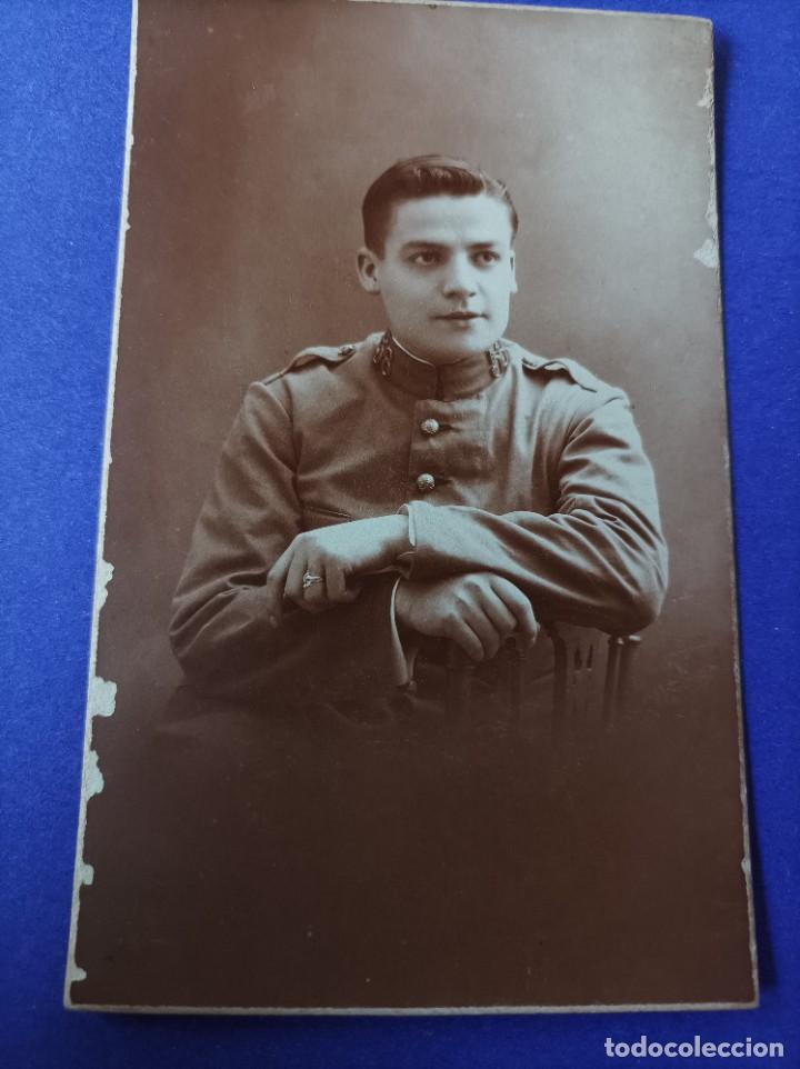 Militaria: Foto postal soldados alfonsino regimiento 58