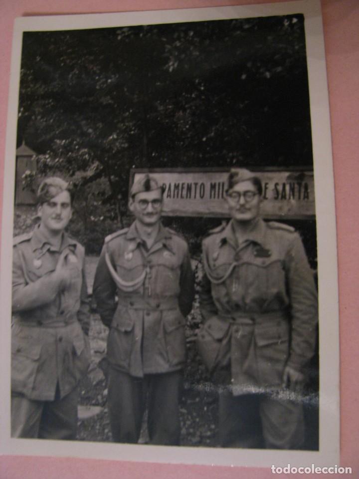 Militaria: FOTOGRAFIA DE MILITARES. 8,5X6 CM. 1948.