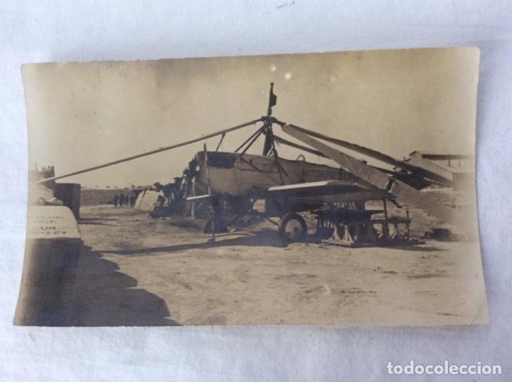 Militaria: FOTOGRAF&Iacute;A FOTO AUTOGIRO LA CIERVA ACCIDENTADO HELIC&Oacute;PTERO A&Ntilde;OS 20 SIGLO XX 6&rsquo;5 x 11 CMS