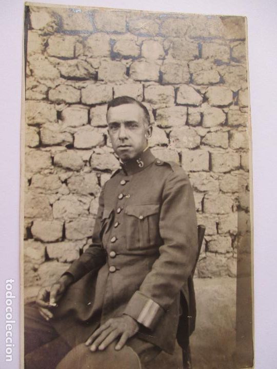 Militaria: ANTIGUA FOTOGRAF&Iacute;A DE: SOLDADO-12/7/1926-8.5X13CM.USADA