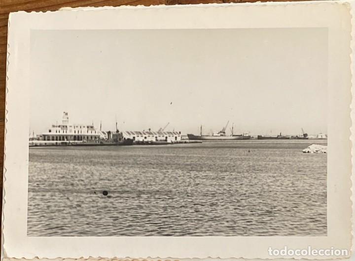 Military Antiques: FOTOGRAFIA DE BASE DE SAN FERNANDO, CADIZ, ENERO 1952, LLEGANDO CON DESTINO A LAS LANCHAS TORPEDERAS