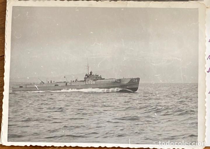 Military Antiques: FOTOGRAFIA DE BARCO LT-26 NAVEGANDO, ARMADA ESPA&Ntilde;OLA, MIDE 12 X 8,4 CMS.
