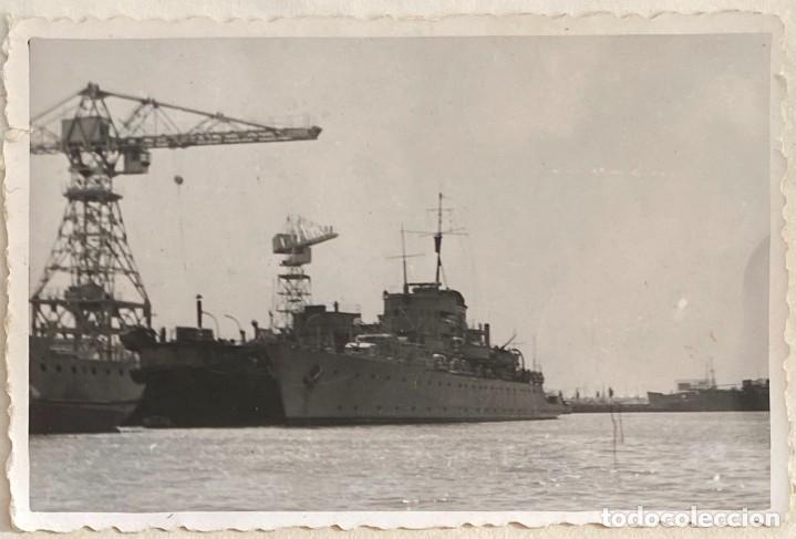 Military Antiques: FOTOGRAFIA DEL BARCO SARMIENTO GAMBOA, MIDE 10 X 7 CMS.