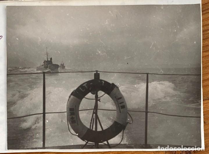 Military Antiques: FOTOGRAFIA DE BARCO LANCHA TORPEDERA LT-21, A&Ntilde;O 1952, MIDE 11,5 X 8,5 CMS.