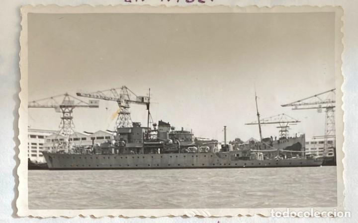 Military Antiques: FOTOGRAFIA DE BARCO SARMIENTO GAMBOA, MIDE 8,5 X 6,5 CMS.