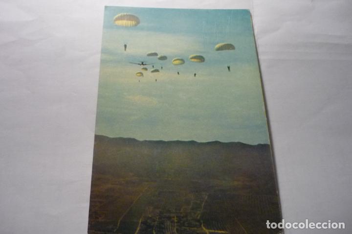Militaria: POSTAL ESCRITA-LANZAMIENTO AUTOMATICO AVION JU 52-FOTO CESAR-ALCANTARILLA