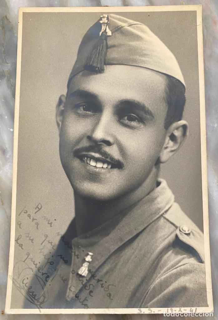 Militaria: FOTOGRAFIA DE SOLDADO DE INGENIEROS, EPOCA GUERRA CIVIL, TAMA&Ntilde;O POSTAL.