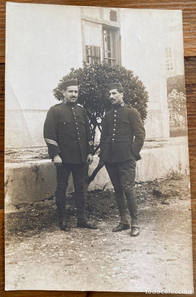 Militaria: FOTO POSTAL DE SOLDADOS DE SANIDAD, NO CIRCULADA.