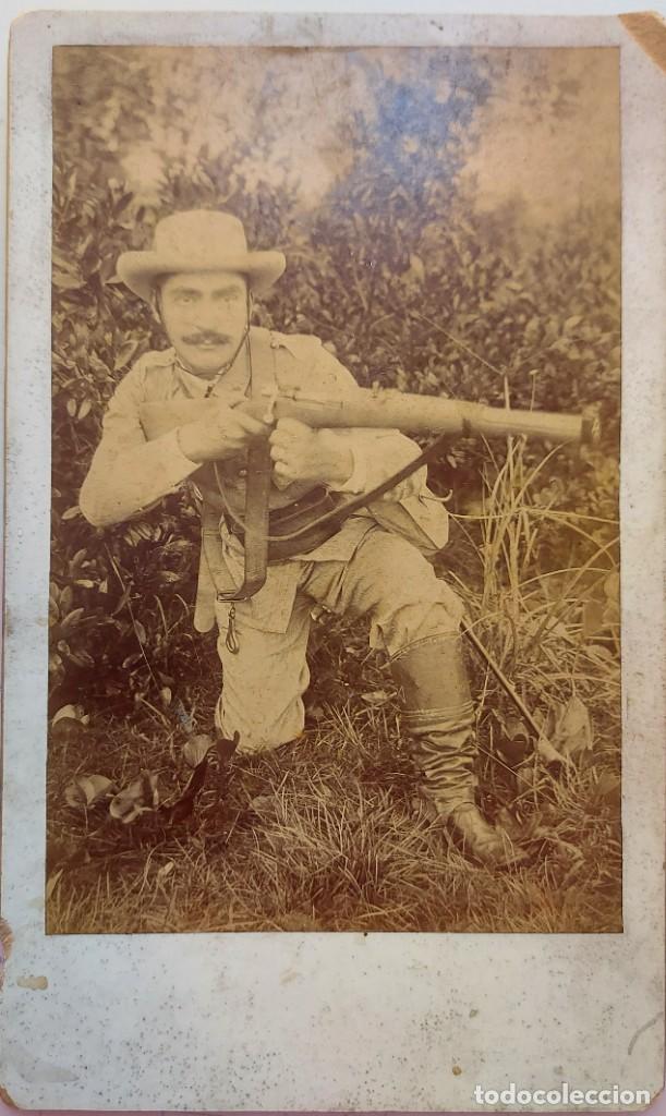 Militaria: IMPRESIONANTE FOTOGRAFIA 1898 - ATAQUE AL FARO DE FAJARDO EN LAS CABEZAS DE SAN JUAN PUERTO RICO - L