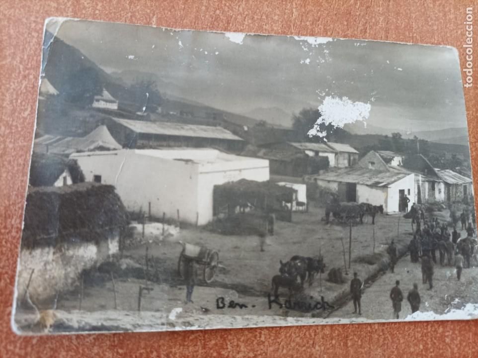 Militaria: Foto postal Ben Karrich Guerra Marruecos 1921