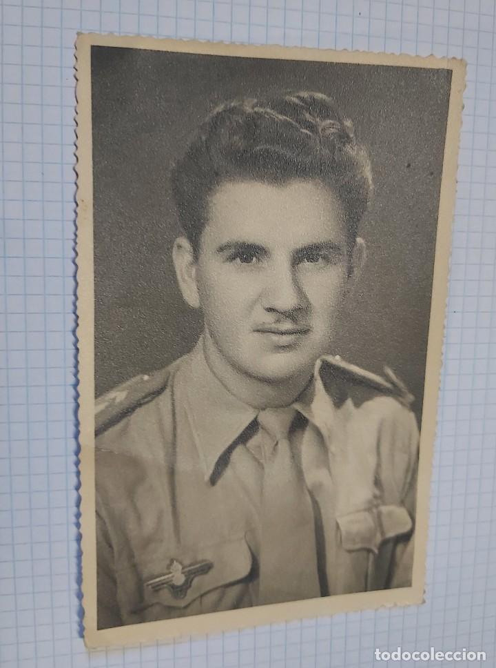 Militaria: Foto tama&ntilde;o postal militar