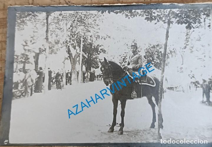 Militaria: ANTIGUA FOTOGRAFIA DE UN TENIENTE DE CABALLERIA, 88X60MM