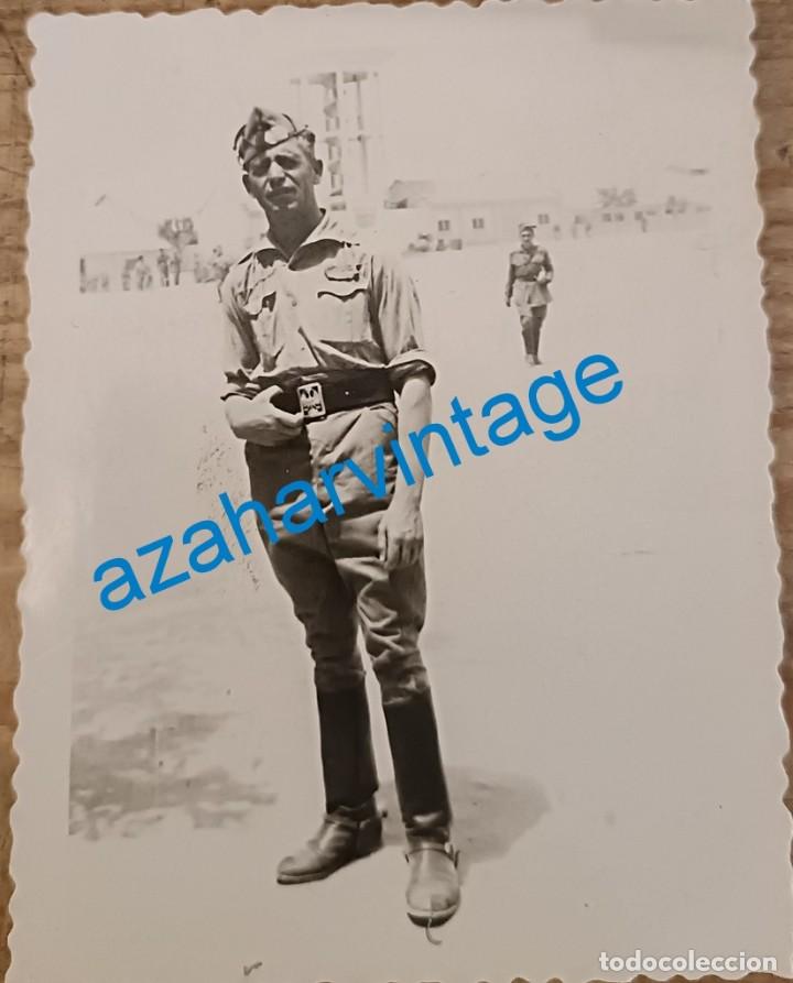Militaria: ANTIGUA FOTOGRAFIA SARGENTO DE CABALLERIA, 66X86MM