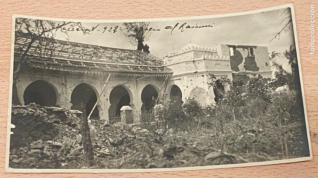 Military Antiques: FOTOGRAFIA DE TAZAROT 1922, PALACIO DEL RAISUNI, ENTRADA, MARRUECOS, GUERRA DEL RIF, TAMA&Ntilde;O POSTAL