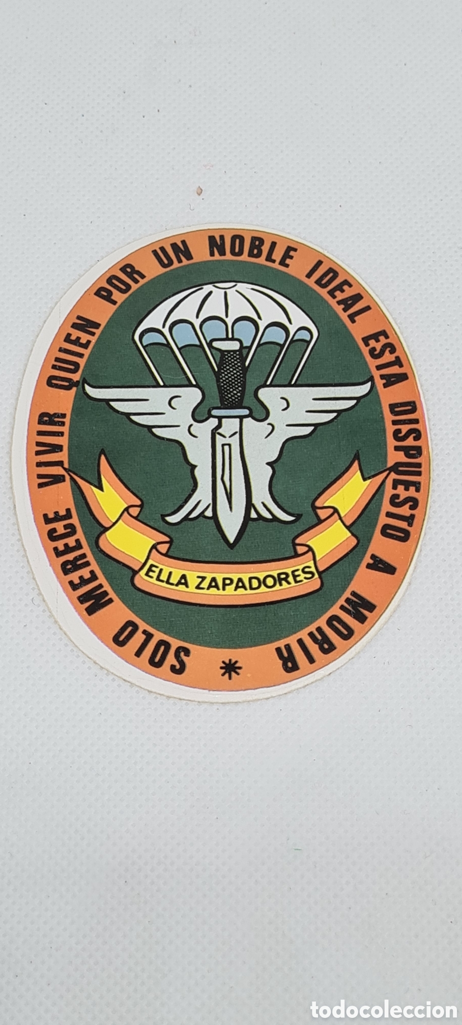 Militaria: PEGATINA MILITAR EXPOJUVENTUD EXPO JUVENTUD 1986 ZAPADORES CAB