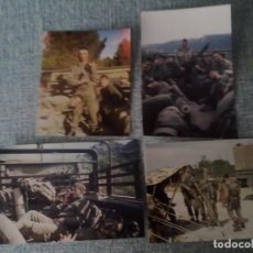 Militaria: 4 FOTOS DE COES EN CAMION CON AMETRALLADORA. Lote 362345045