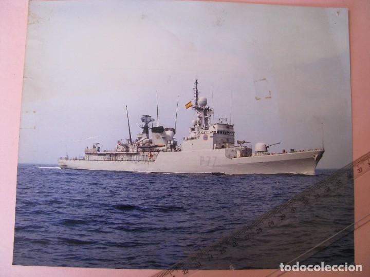 Military Antiques: FOTO DEL BARCO P-77 INFANTA CRISTINA. 25X20 CM.