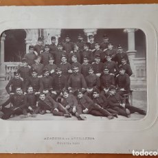 Militaria: FOTOGRAFÍA MILITAR ACADEMIA DE ARTILLERÍA. SEGOVIA 1886.. Lote 365735376