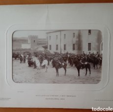 Militaria: FOTOGRAFÍA MILITAR ARTILLERÍA DE CAMPAÑA. BARCELONA 1904. Lote 365735846