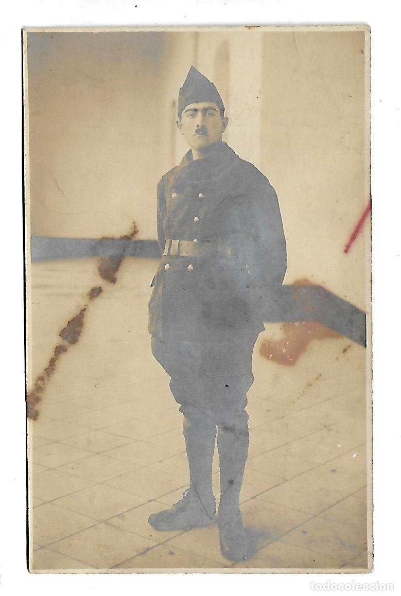 Military Antiques: 1R-ANTIGUA FOTOGRAFIA DE MILITAR -TIENE DOS MANCHAS