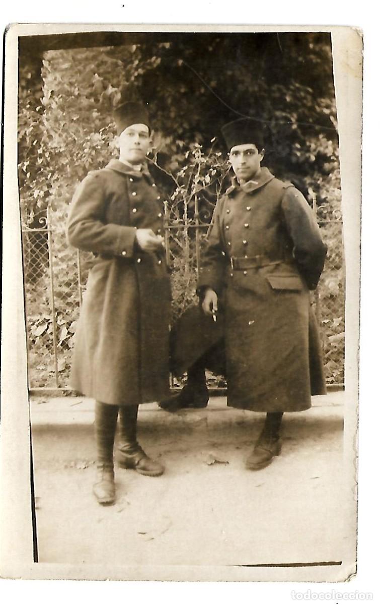 Militaria: 1R-ANTIGUA FOTOGRAFIA DE DOS SOLDADOS - FOTO DEDICADA