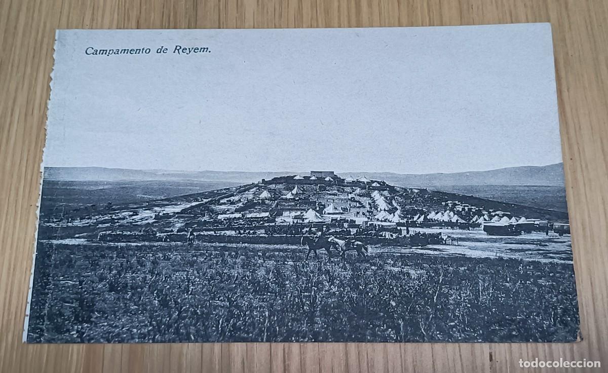 Militaria: POSTAL DE LA GUERRA DEL RIF, CAMPAMENTO DE REYEM, ED. BOIX HERMANOS, NO CIRCULADA.