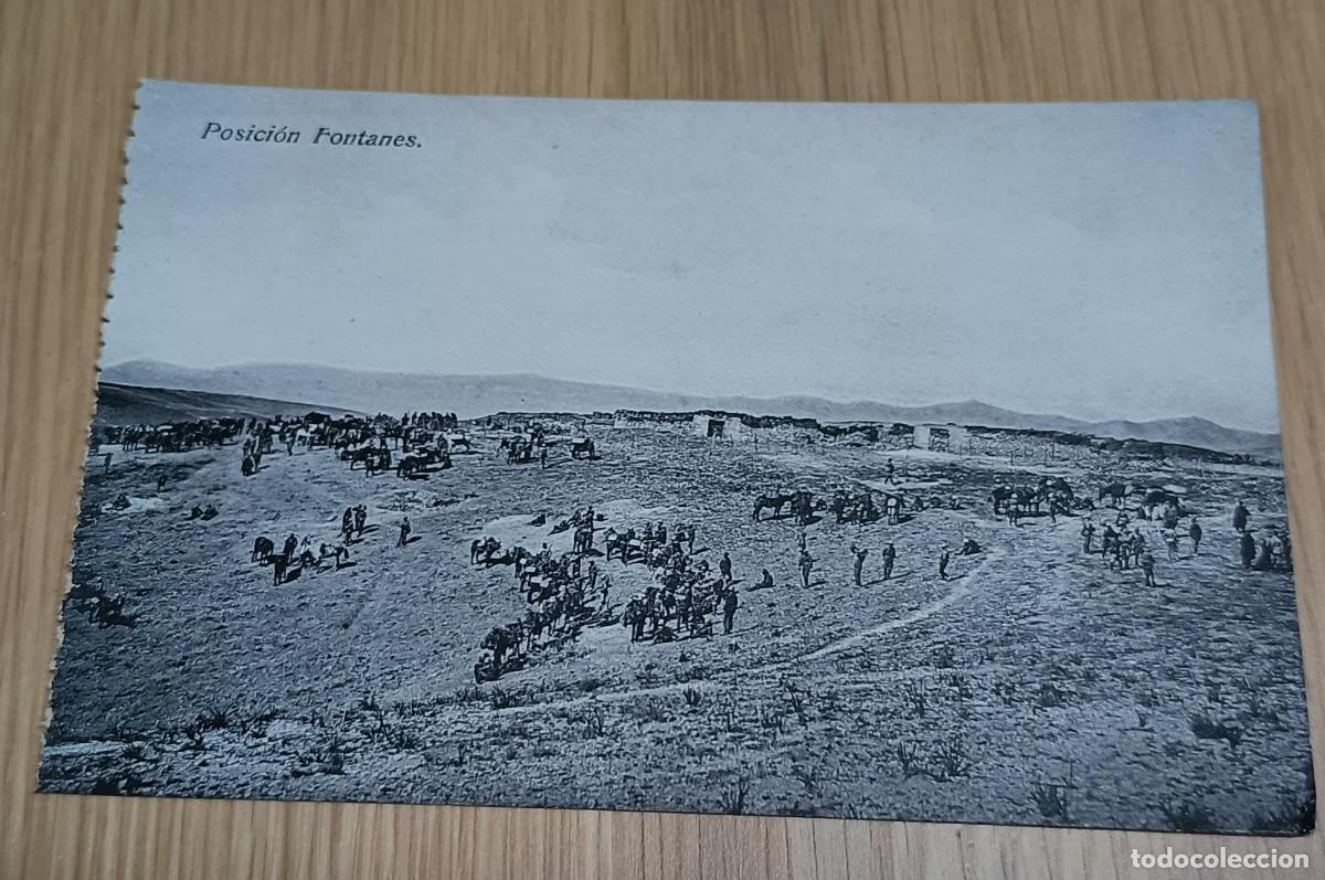 Militaria: POSTAL DE LA GUERRA DEL RIF, POSICION FONTANES, ED. BOIX HERMANOS, NO CIRCULADA.