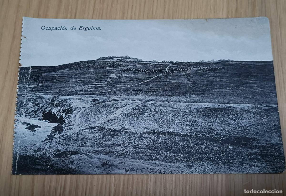 Militaria: POSTAL DE LA GUERRA DEL RIF, OCUPACION DE ERGUIMA, ED. BOIX HERMANOS, NO CIRCULADA.