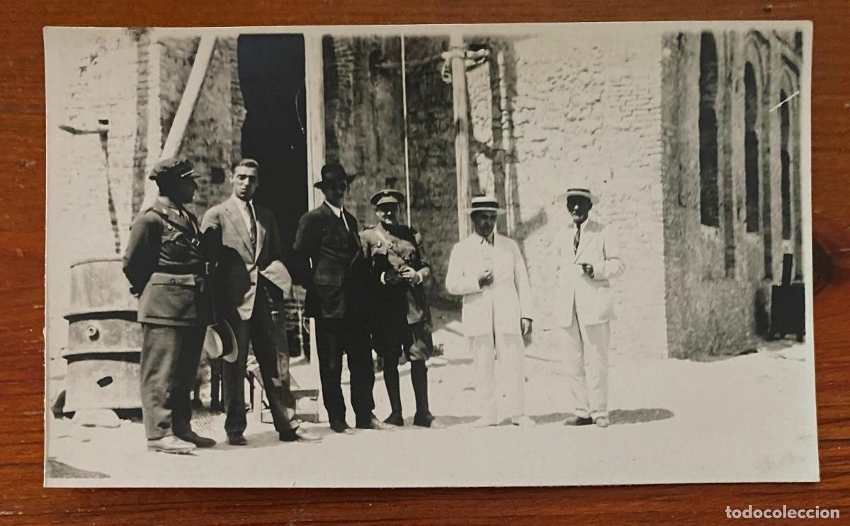 Militaria: FOTOGRAFIA DE OFICIALES ESPA&Ntilde;OLES EN MARRUECOS, A&Ntilde;OS 30, TAMA&Ntilde;O POSTAL.