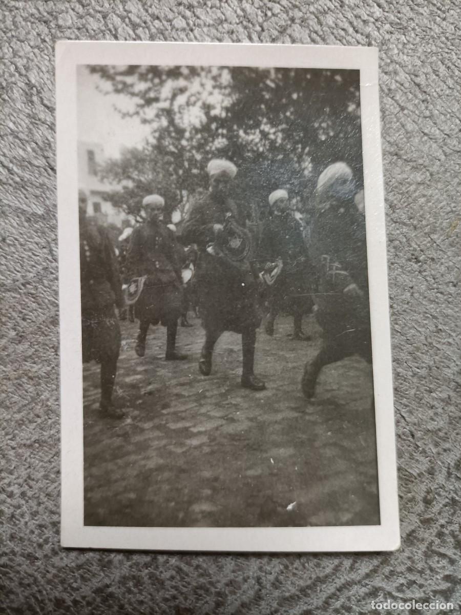 Militaria: FOTOGRAFIA DE LA Mehal-la Jalifiana DESFILANDO, MIDE 6,5 X 4,5 CMS.