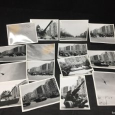 Militaria: LOTE DE 15 FOTOGRAFÍAS INÉDITAS DE DESFILE MILITAR DEL EJÉRCITO ESPAÑOL. AÑOS 50, FOTOS ORIGINALES