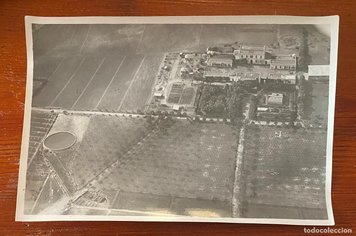 Military Antiques: FOTOGRAFIA AEREA DE LA GRANJA AGRICOLA DE MELILLA, FOTO AVIACION MILITAR SERVICIO FOTOGRAFICO 11&ordf; SE