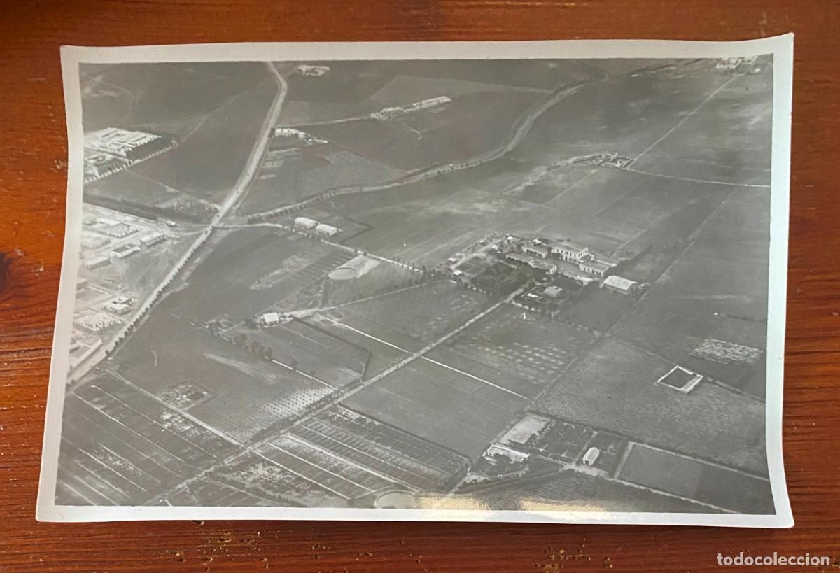 Military Antiques: FOTOGRAFIA AEREA DE LA GRANJA AGRICOLA DE MELILLA, FOTO AVIACION MILITAR SERVICIO FOTOGRAFICO 11&ordf; SE