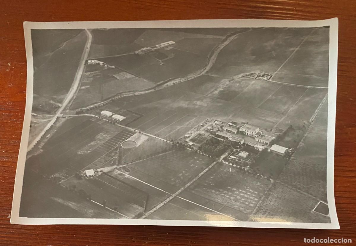 Military Antiques: FOTOGRAFIA AEREA DE LA GRANJA AGRICOLA DE MELILLA, FOTO AVIACION MILITAR SERVICIO FOTOGRAFICO 11&ordf; SE