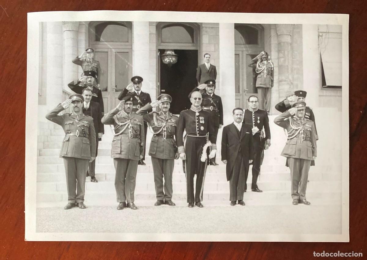 Military Antiques: FOTOGRAFIA DE EMBAJADOR ESPA&Ntilde;OL EN JORDANIA, FOTO STUDIO COLUMBIA (AMMAN), MIDE 17,5 X 12 CMS.