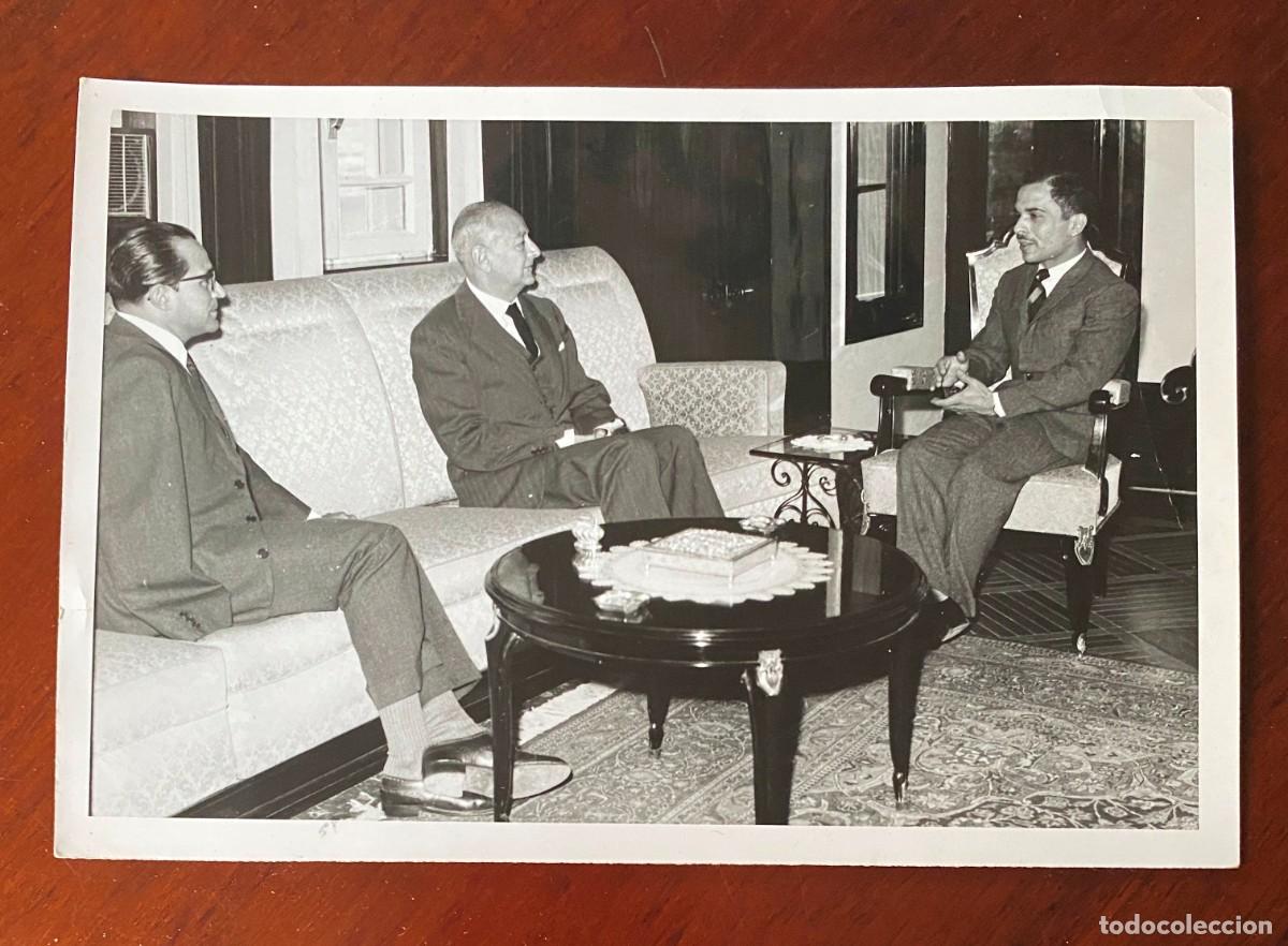 Military Antiques: FOTOGRAFIA DE EMBAJADOR ESPA&Ntilde;OL EN JORDANIA, ALBERT FLOUTY (AMMAN), MIDE 17,5 X 12 CMS.