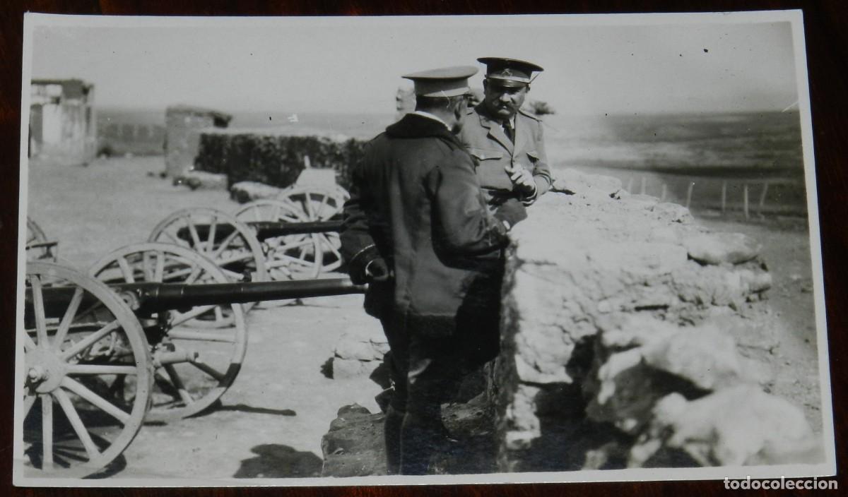 Militaria: FOTOGRAFIA DEL GENERAL SILVESTRE EN PLENO FRENTE DE BATALLA, INVIERNO DE 1920, GUERRA DEL RIF, MARRU