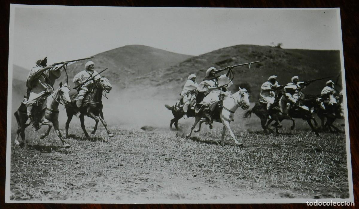 Military Antiques: FOTOGRAFIA DE MOROS DE LA MEHALA, POLICIA INDIGENA?, A&Ntilde;O 1920 APROX, GUERRA DEL RIF, MARRUECOS, FUE