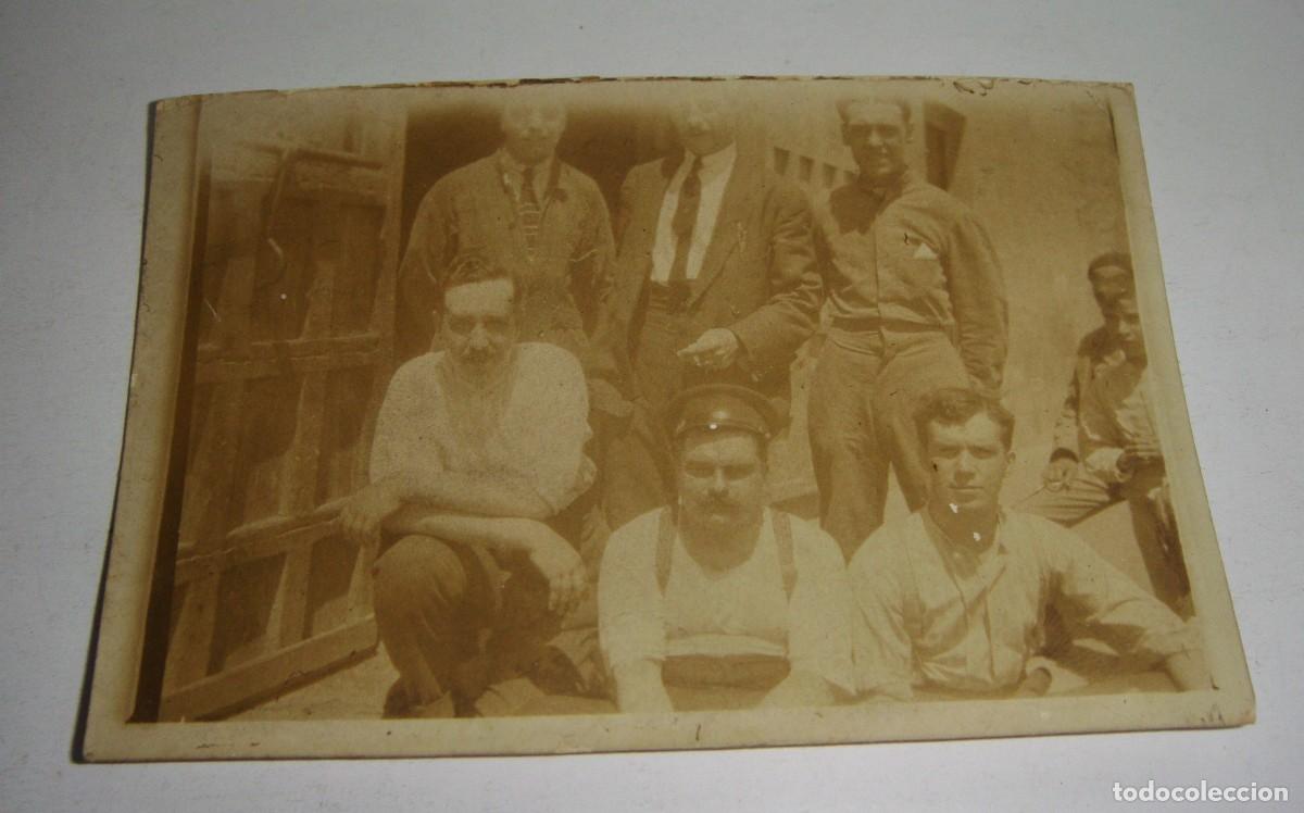 Militaria: Antigua fotograf&iacute;a de alb&uacute;mina.