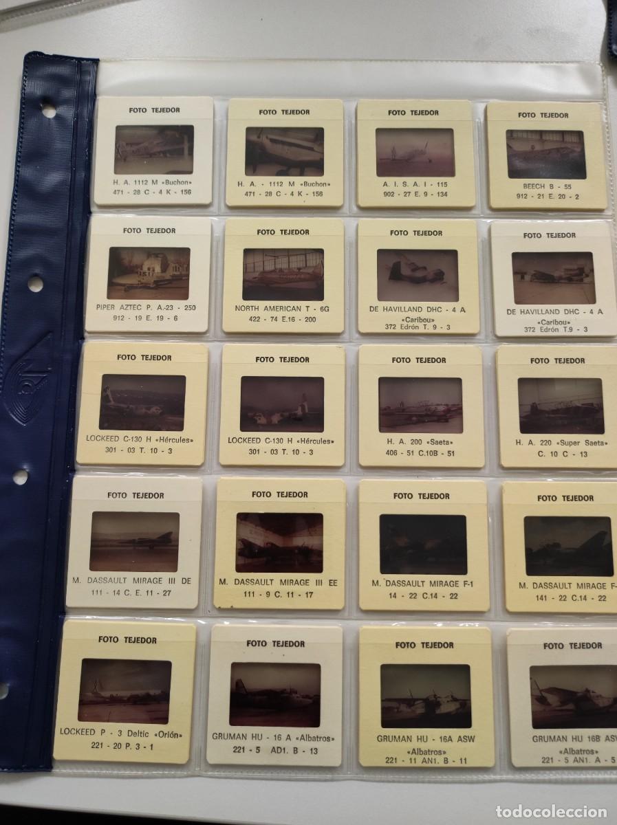 Militaria: LOTE DE 57 NEGATIVOS DE FOTOS DE AVIONES Y HELIC&Oacute;PTEROS, FOTO TEJEDOR Y MUSEO DEL AIRE