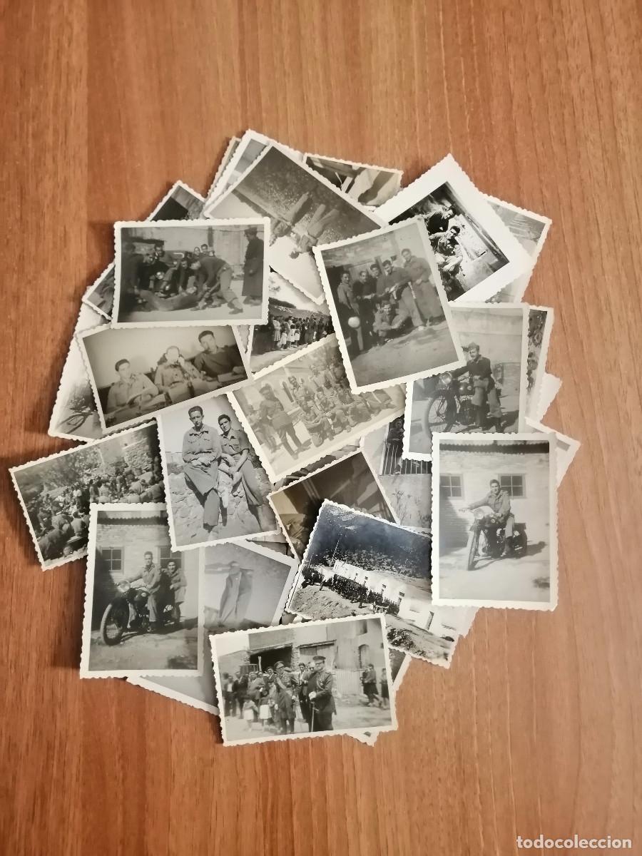 Militaria: LOTE DE 52 FOTOS MILITARES.