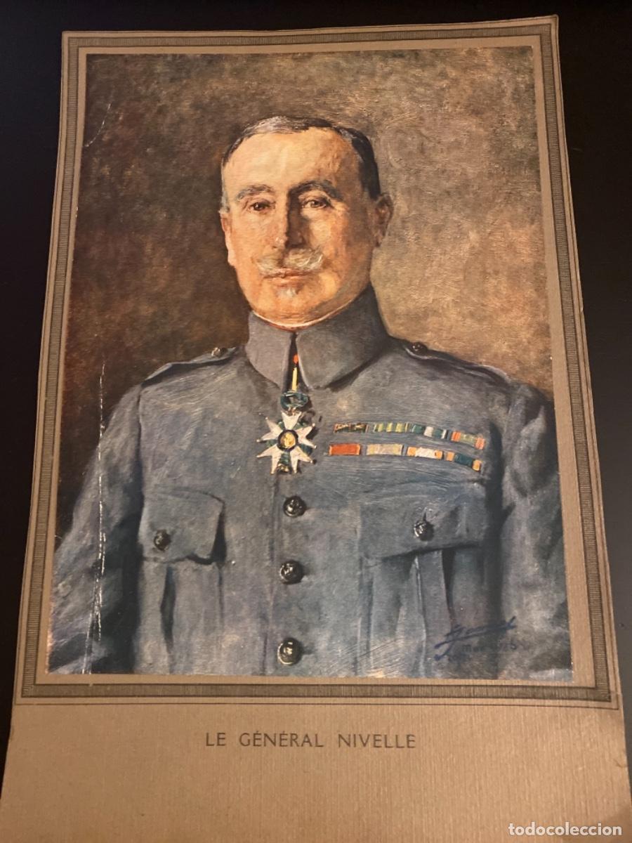 Militaria: Lamina cromo 29 x 40 cm General Nivelle 1 Guerra Mundial