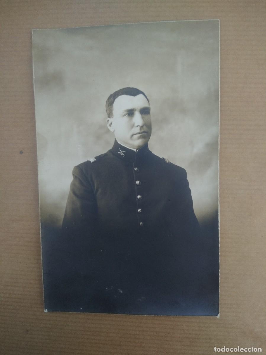 Militaria: Antigua fotografia tarjeta postal Militar