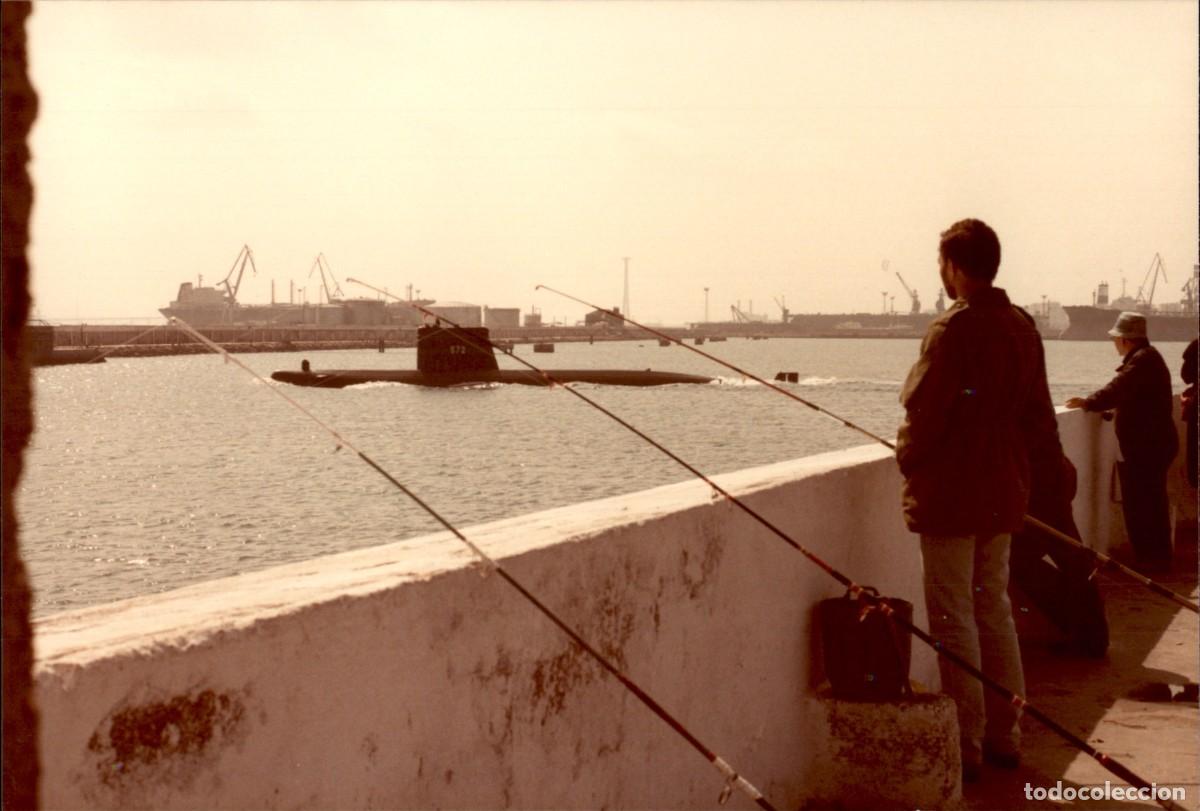 Militaria: Original - A&ntilde;o 1986 Armada Espa&ntilde;ola Submarinos Siroco S72 Puerto de Cadiz