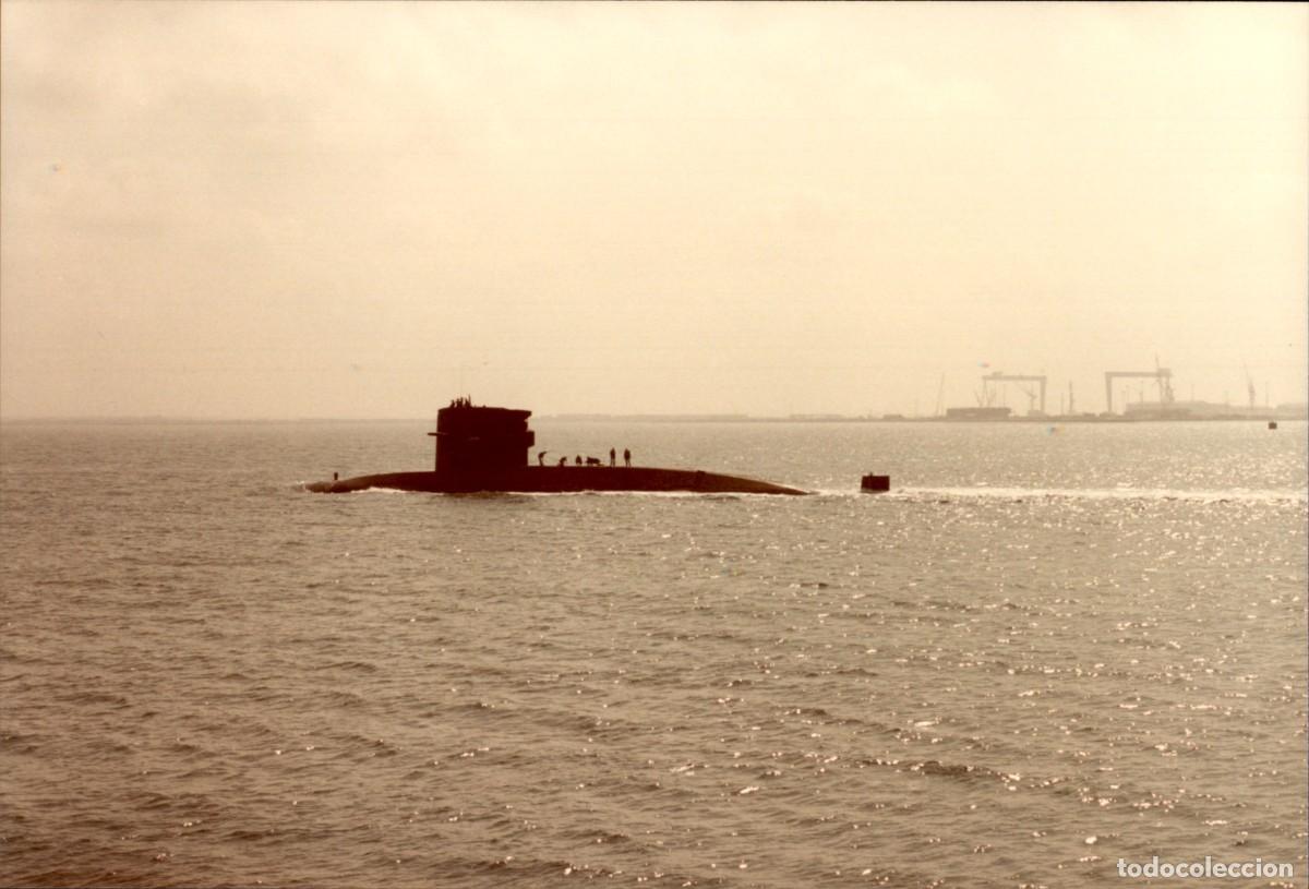 Militaria: Original - A&ntilde;o 1986 Armada Espa&ntilde;ola Submarinos Siroco S72 Puerto de Cadiz