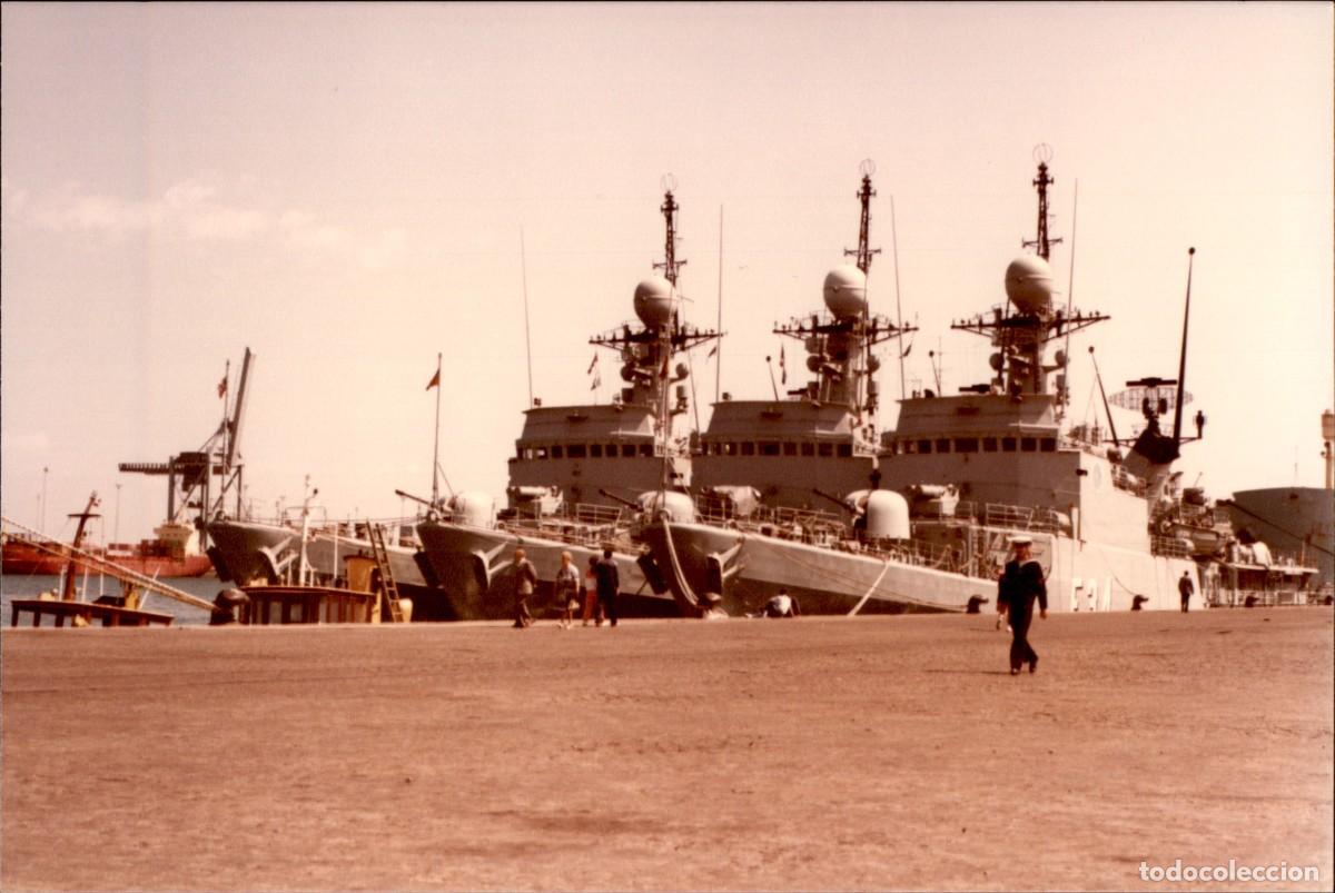 Militaria: Original - A&ntilde;o 1986 - Armada Espa&ntilde;ola - Fragatas F-33, F-34, F-33 Vencedora - Infanta Elena