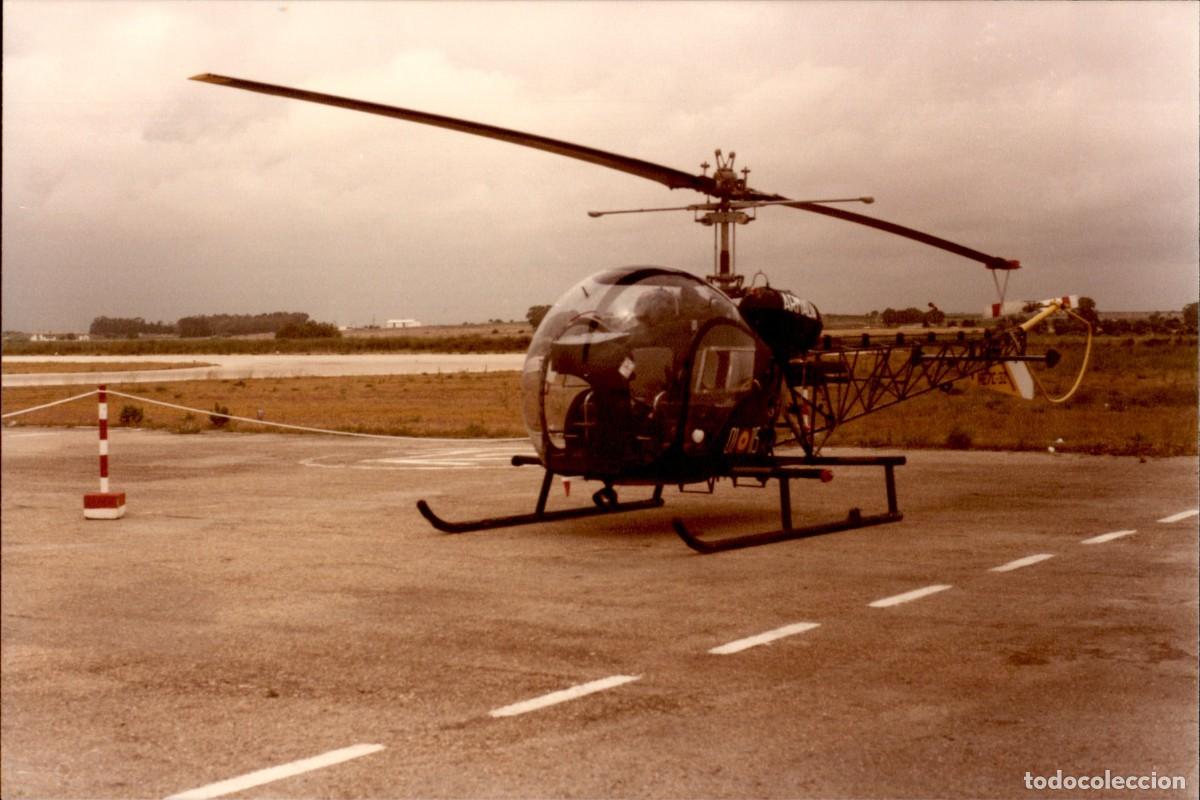 Militaria: Original - A&ntilde;o 1986 - Helicoptero Armada Espa&ntilde;ola - Puerto de Cadiz