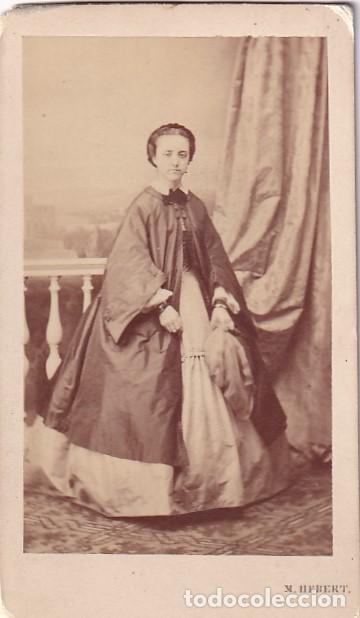 Militaria: CDV alb&uacute;mina Esposa ?? Coronel Alfonso Von Kodolich ayundante Campo Maximiliano. Hebert