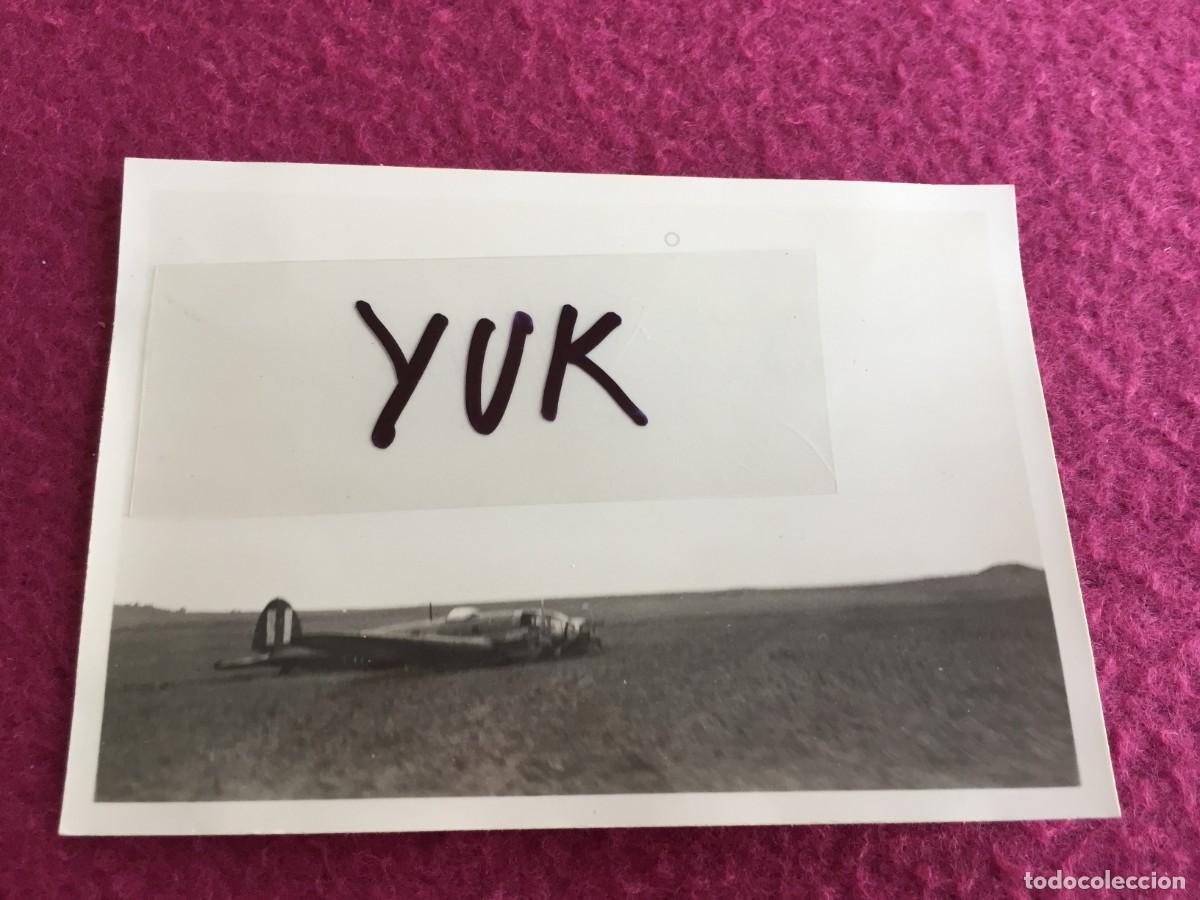 Military Antiques: *** FOTO ORIGINAL FOTOGRAFIA DE AVION DERRIBADO *** III REICH *** 2&ordf; SEGUNDA GUERRA MUNDIAL ***